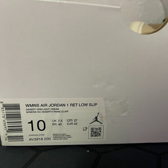 Wmns Air Jordan 1 Low Slip-On 'Desert Ore' Shoes -Style# AV3918-200- Size 10 - Picture 5 of 5